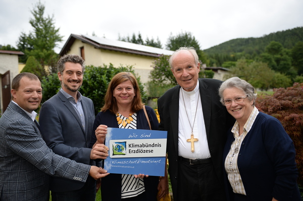 Markus Gerhartinger, Markus Hafner-Auinger, Petra Schön, Kardinal Christoph Schönborn, Sr. Angelika Ungerhofer